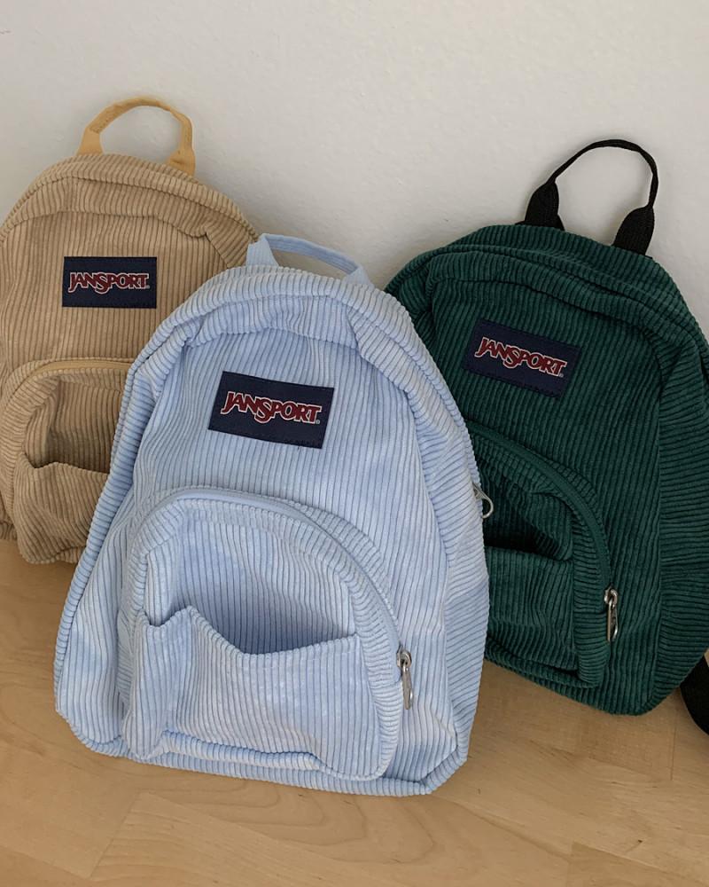 잔스포츠 여성 하프파인트 코듀로이 미니 백팩 3컬러