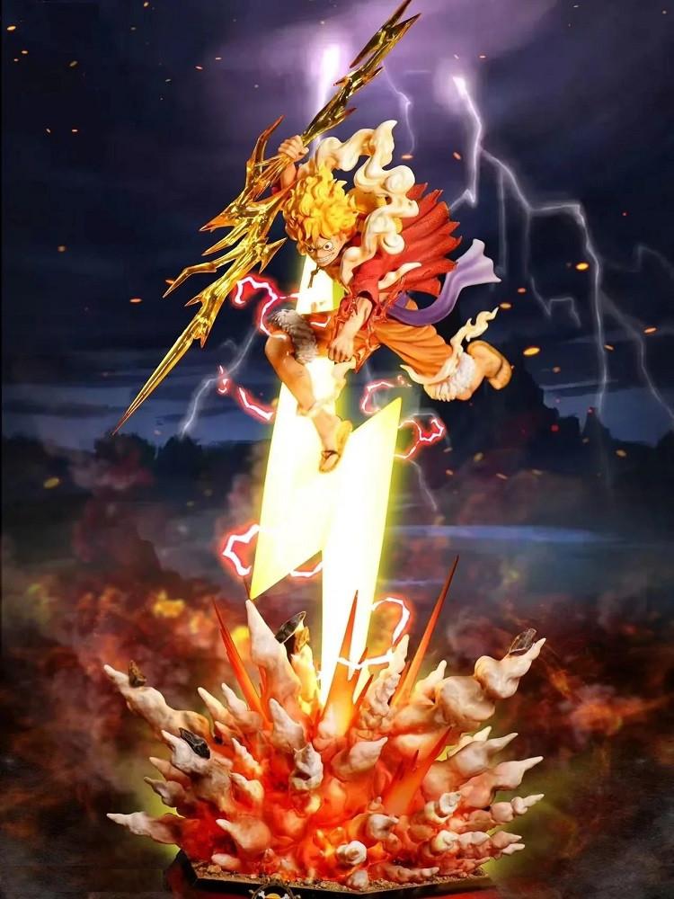 원피스 기어5 태양신 니카 루피 피규어 한정판 50cm