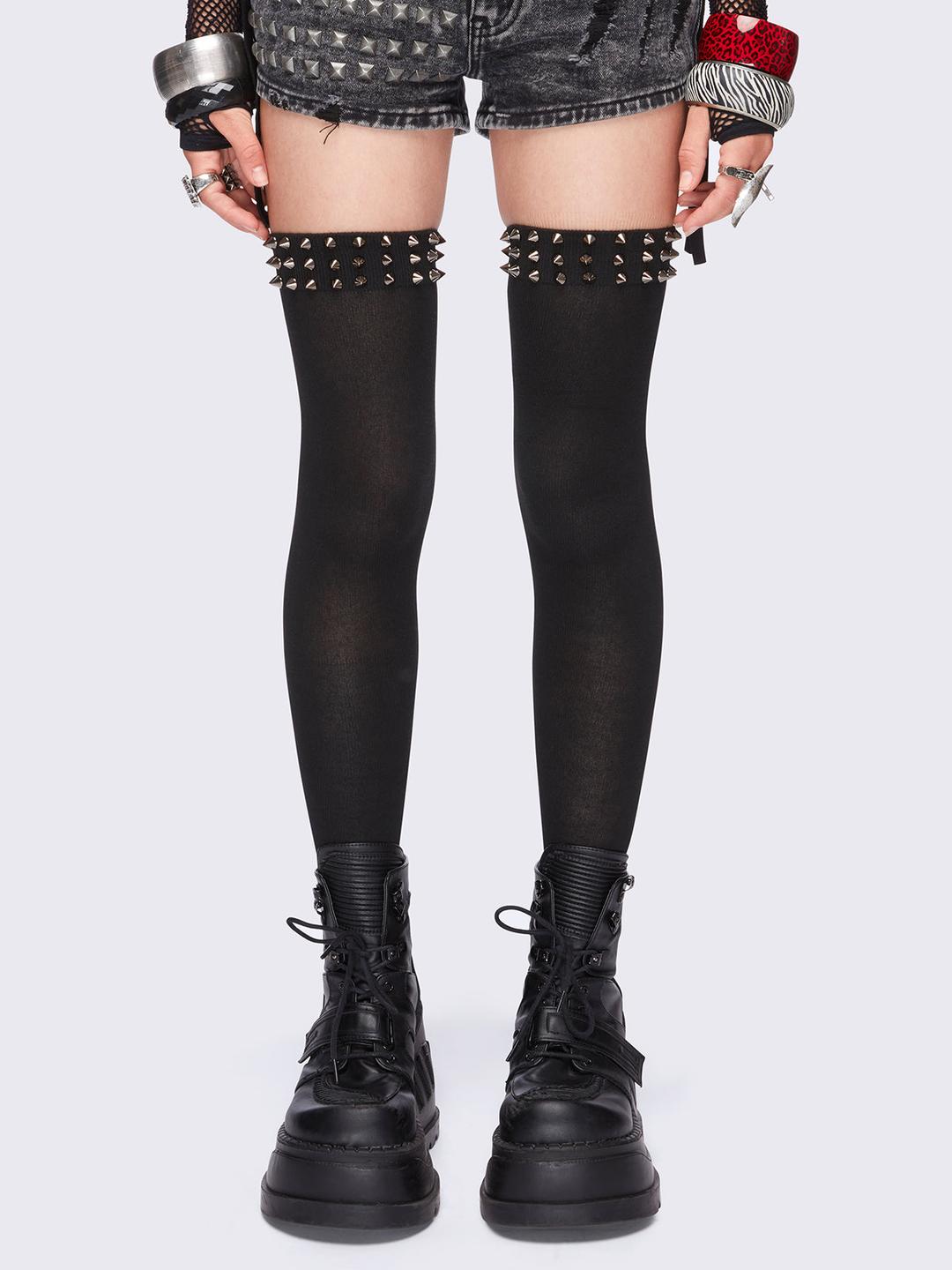 Lexa Thigh Highs - One Size / Black