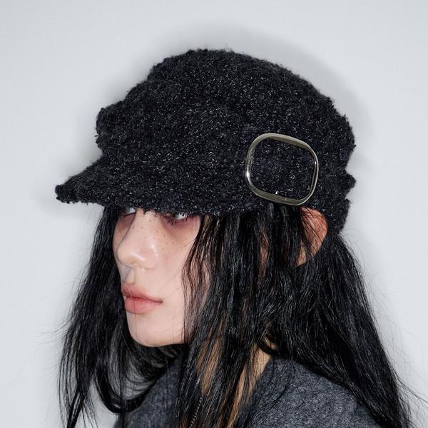 Buckle Bellboy Cap (GREY)