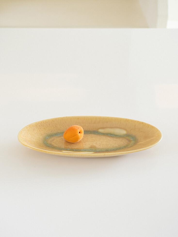 la calma oval plate