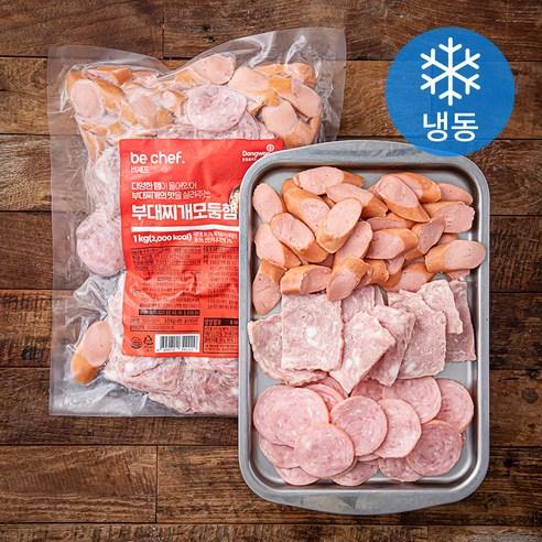 비셰프 부대찌개 모둠햄 (냉동), 1kg, 1팩 - 슬라이스햄 | 쿠팡