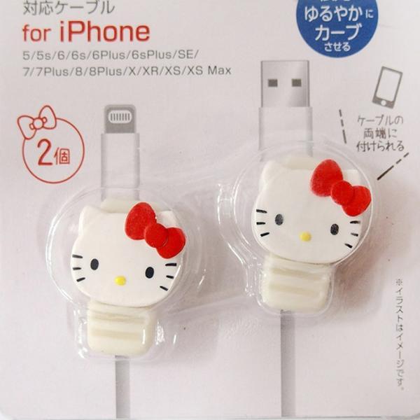 산리오 헬로키티 아이폰 케이블 보호캡 단선방지 충전케이블 바이트