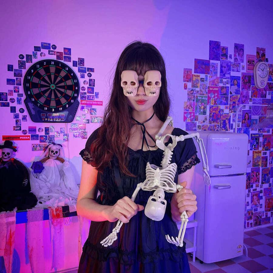 할로윈안경 해골 선글라스 쓸데없는선물 바니 이벤트 소품 홈파티 코스프레