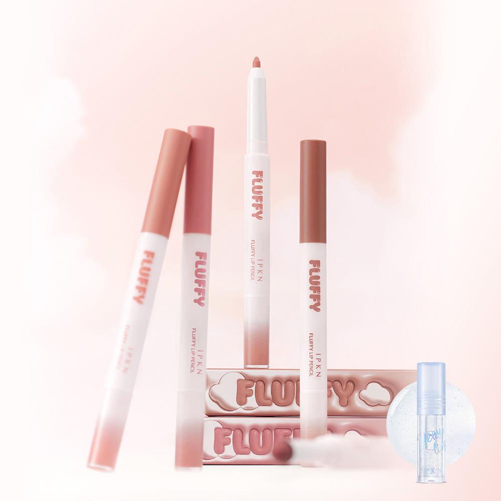 [1+1] 입큰 플러피 듀얼 립 펜슬(스틱 0.3g+쿠션 1.0g) 5color