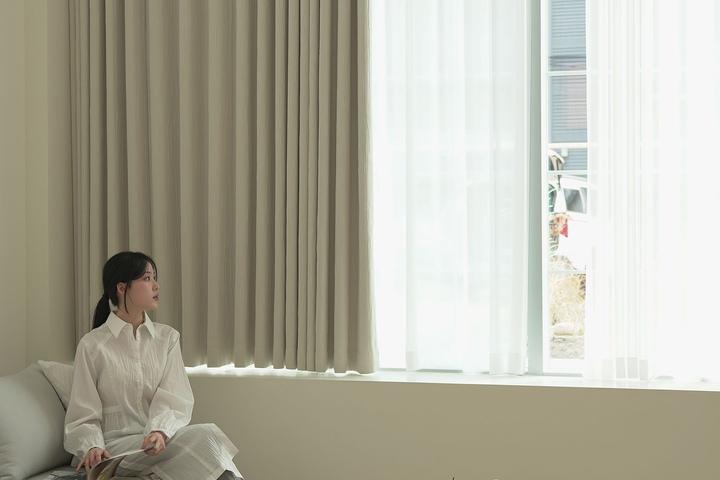 윤슬 암막커튼 빛차단 냉방유지 거실 안방 형상기억 맞춤 2colors