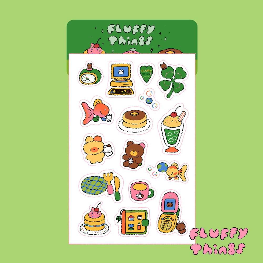 [플러피띵스] 복슬복슬1 씰스티커