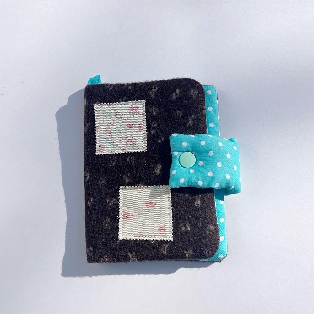 [핸드메이드 by 주디] 패치워크 플라워 북커버 A6 책커버 다이어리커버 패브릭