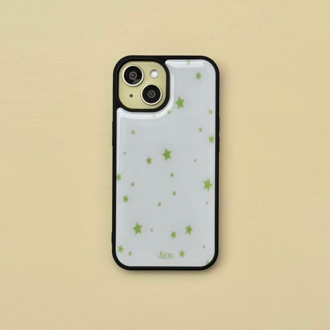 Green Star Blur Epoxy Case