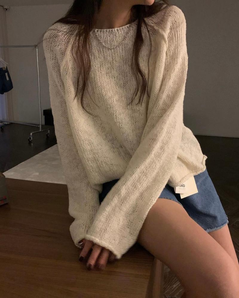 [무배.쿠폰] 포스터 제니 나그랑 린넨니트 3col