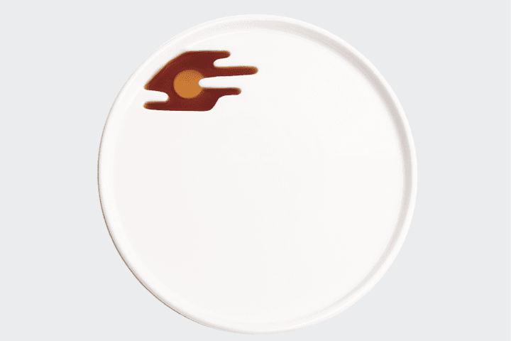 [보자기포장+감사엽서]달빛접시 _ 초밥접시, 회접시