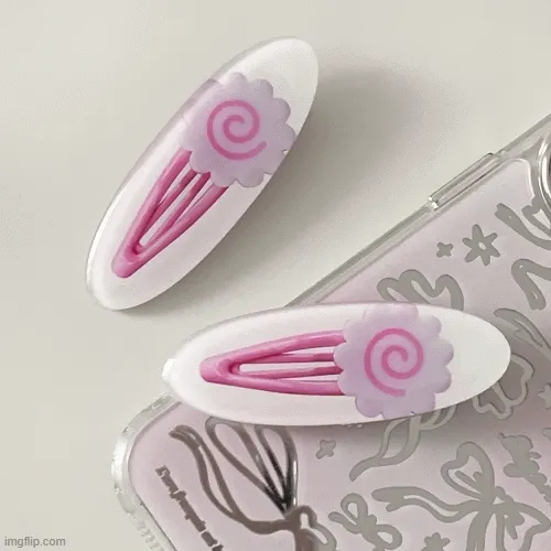 [당일배송!] Narutomaki 나루토마키 어묵 헤어핀 보드핀 집게핀 y2k 발레코어 키치