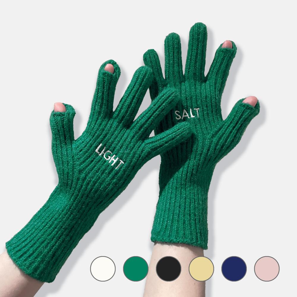 빛과소금 터치홀장갑 / Light&Salt Touch Hole Gloves (Limited)