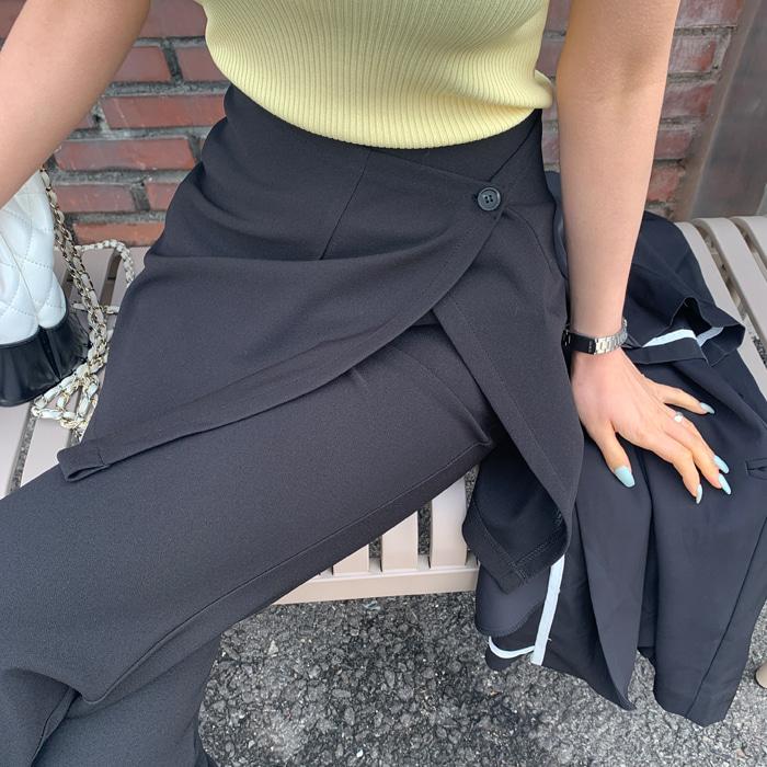 [MADE] 릴렉싱레이어드랩스커트