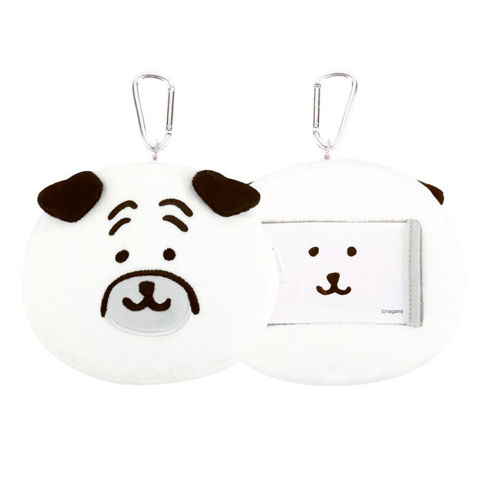 담곰이 퍼그 얼굴 파우치 농담곰 릴패스 동전 지갑 나가노 캐릭터즈 굿즈