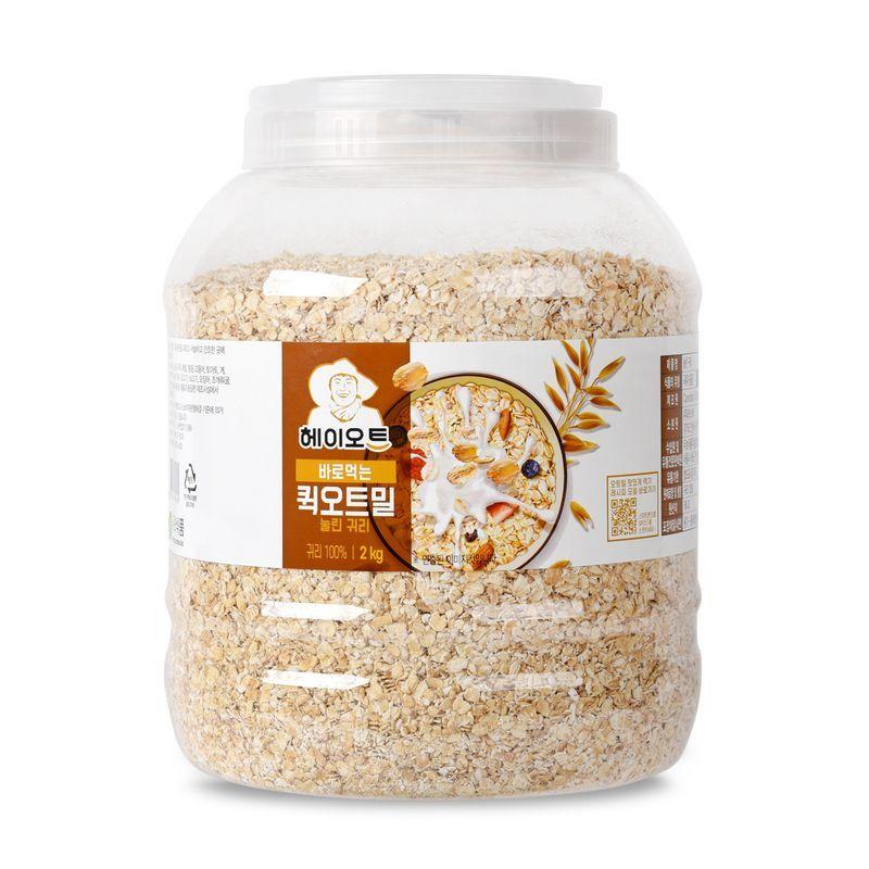 헤이오트 바로먹는 퀵 오트밀 2kg (무료배송)