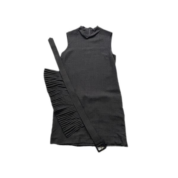 SPORTMAX defilé / back pleated dress