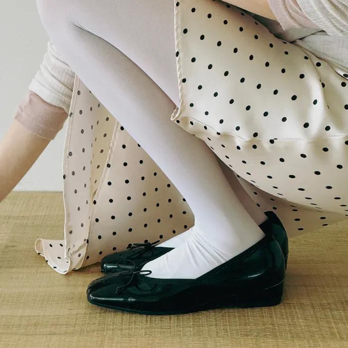 [29CM단독] Alma 리본 스퀘어 웨지 펌프스 힐(3cm)_AQH1303 l 4color