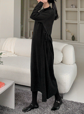 소임 임부복*캐미옆리본니트 임산부원피스