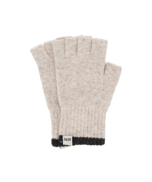 [OP]니트 반장갑[OP]KNIT OP LOGO GLOVES