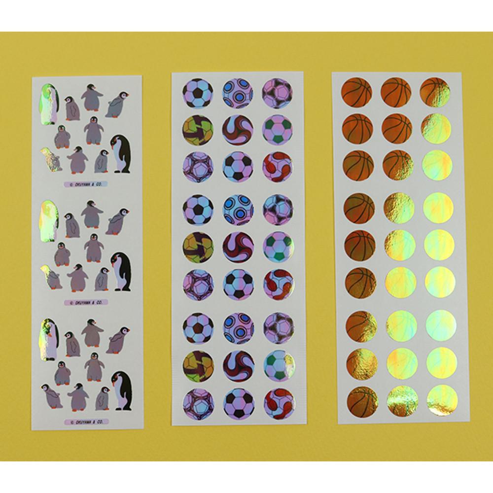 STICKER FUN 오쿠야마 오로라 스티커 농구공
