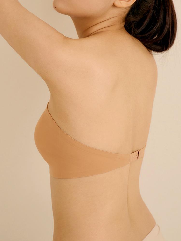 쉬어 브라 오프숄더 백리스 논슬립