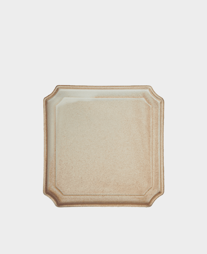 [FPM Selection] Temple Square Plate_16 Square Sand