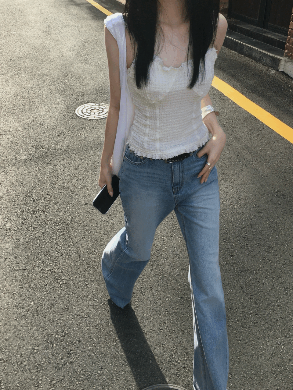 Lurie Smoke Blouse