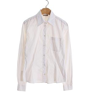 [중고] EMPORIO ARMANI엠포리오 아르마니 코튼 셔츠[MADE IN ITALY](SIZE : WOMAN M)