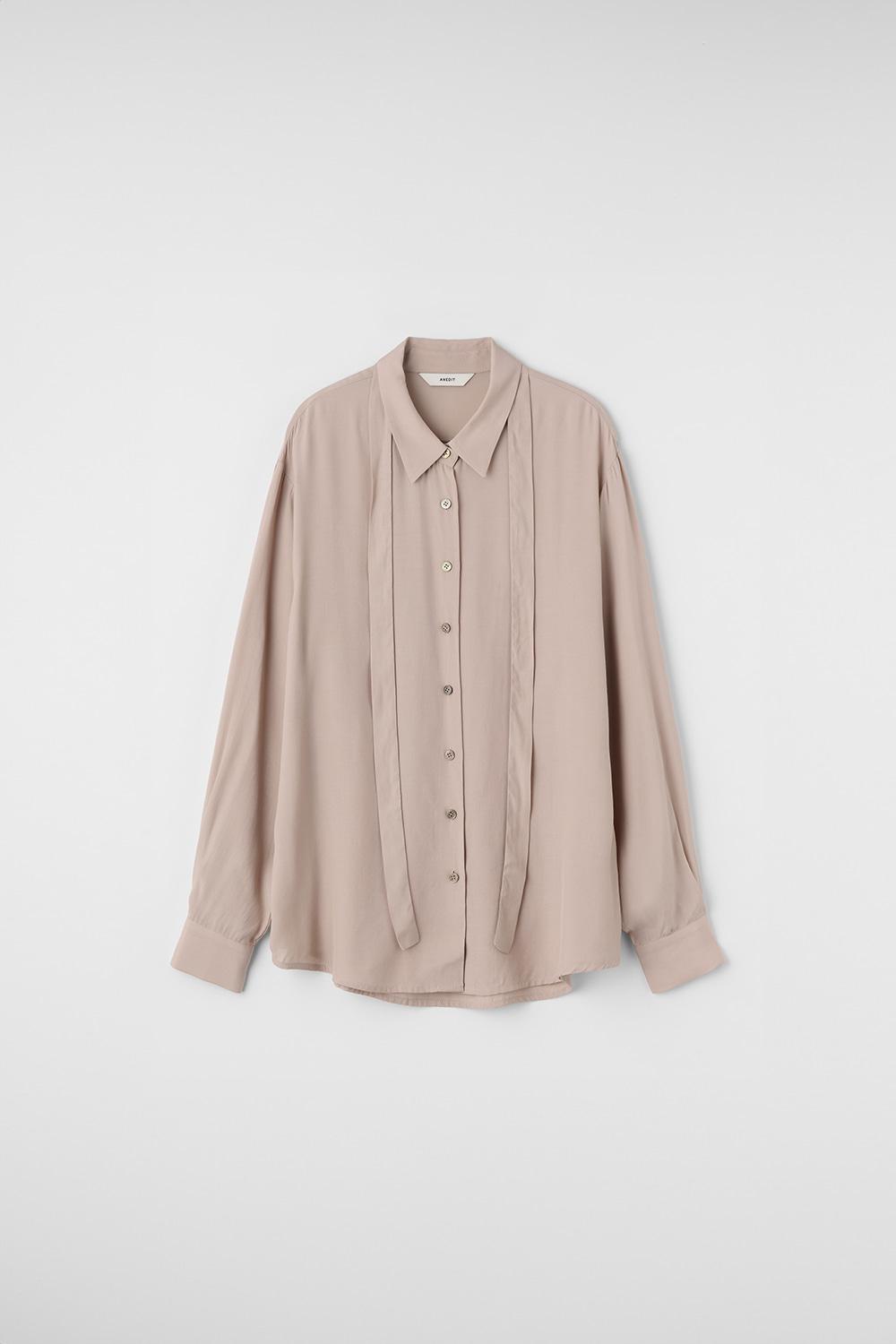 O Switch Tie Versa Shirt_Beige