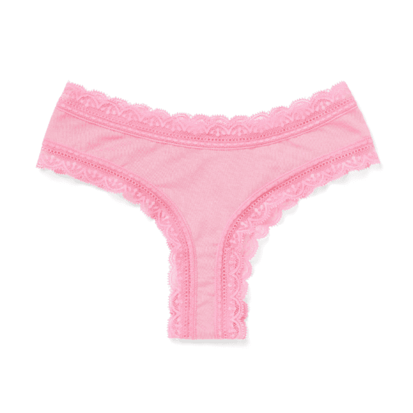 Minimal Lace Cheeky Panty(Pink)