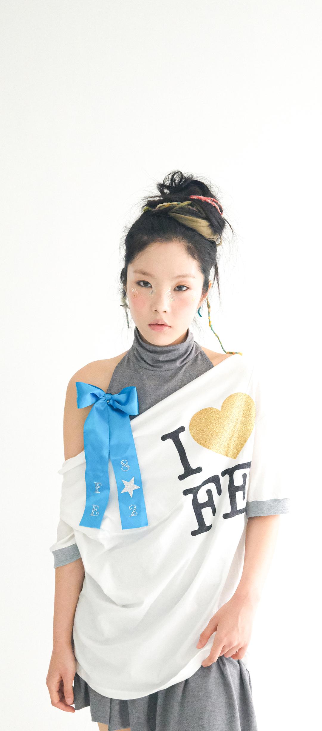 [fa.er.ie] cowl neck button t-shirt (ivory)