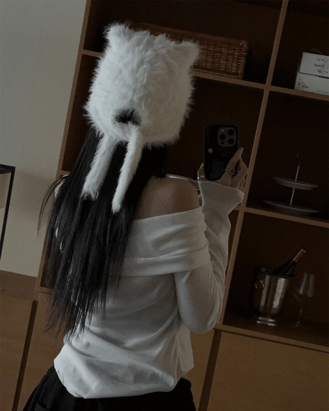 [New] Angora cat beanie