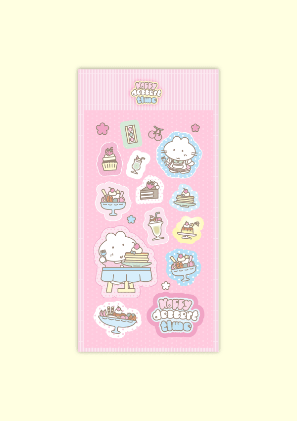 HAPPY! DESSERT TIME STICKER