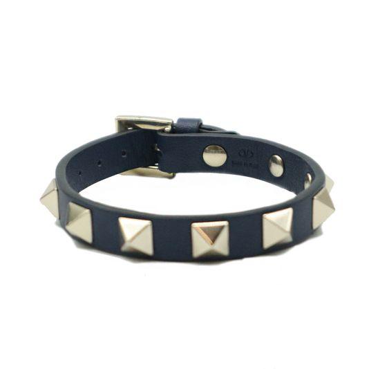 Valentino(발렌티노) RW2J0255VIT 네이비 락스터드 싱글 브레이슬릿 팔찌