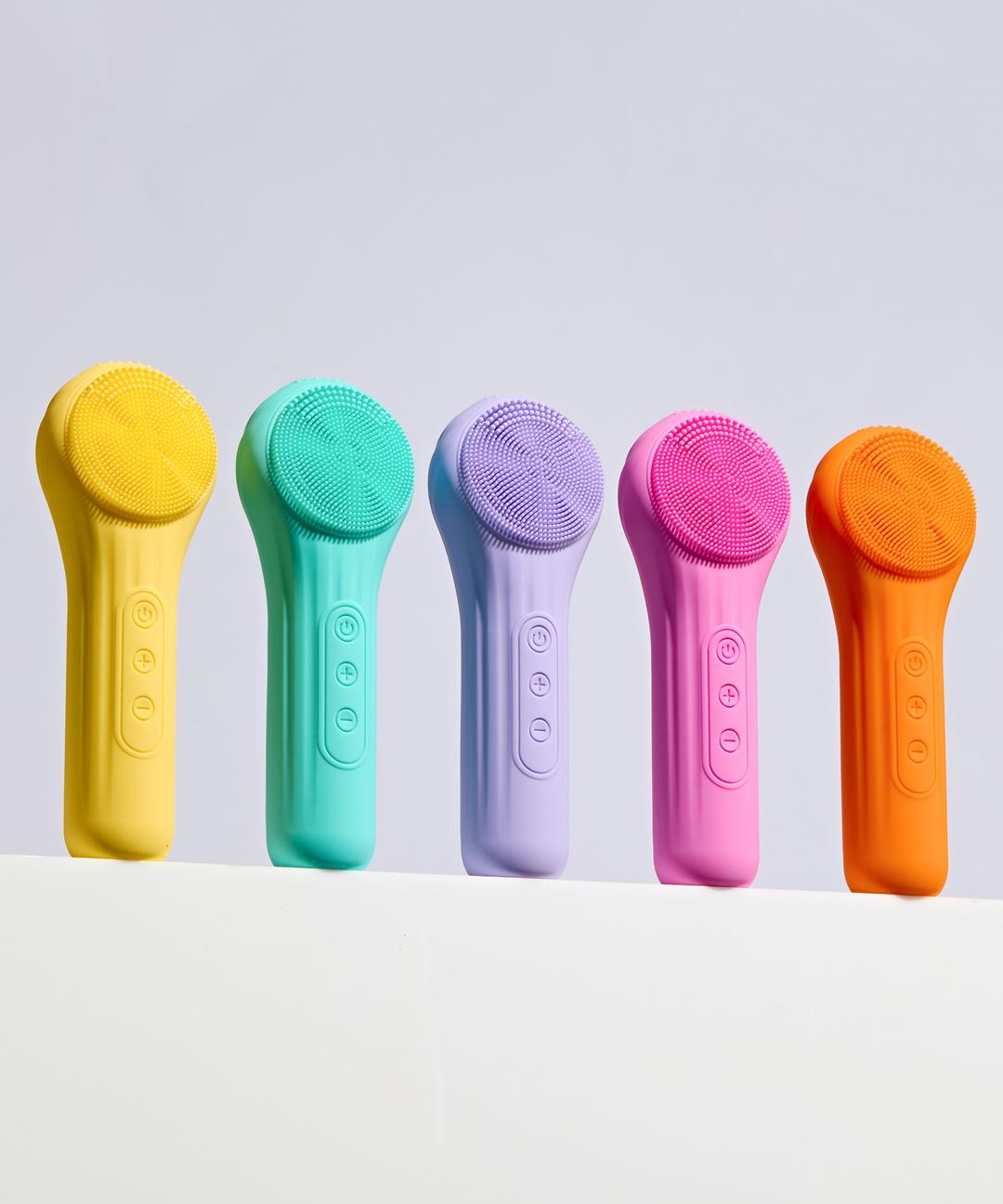 나무팩토리 [모공케어] 분당 8,500회 진동으로 모공속 노폐물 완벽 딥 클렌징 핸디형 실리콘 진동클렌저