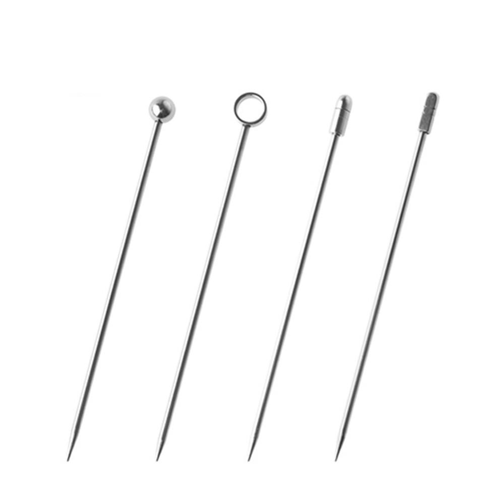 실버 칵테일 가니쉬 픽 10cm 4종 택1 과일픽 디저트픽