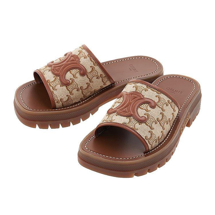 [셀린느] 트리오페 슬라이드 샌들 348512275 19BE