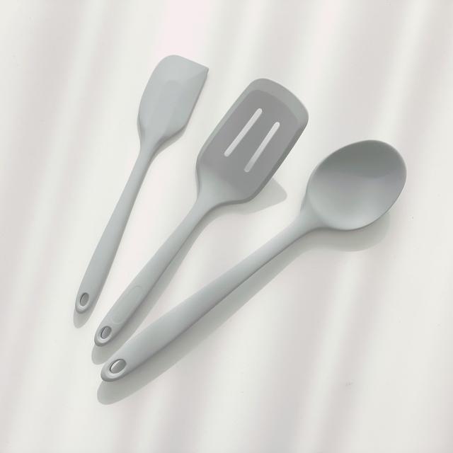 (국내생산) 그레이 실리콘 조리도구 3type