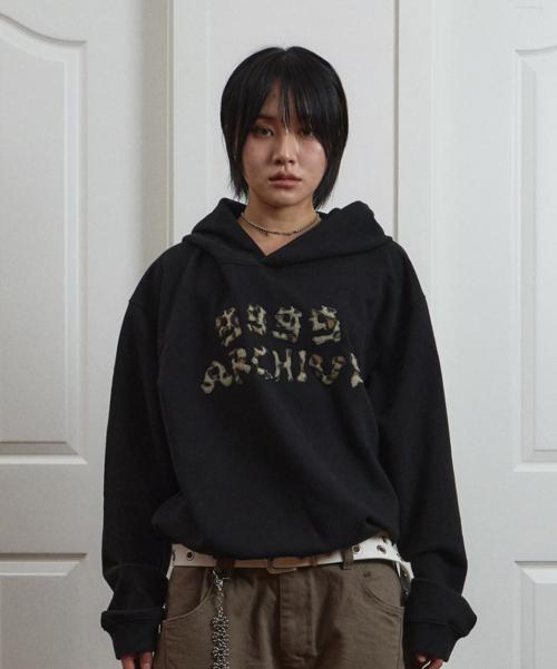 Grunge Bone Logo Hoodie