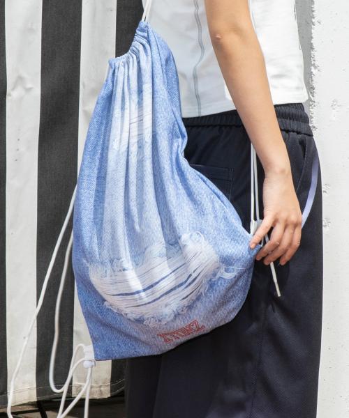 XTA043 데님 스트링백 (BLUE)