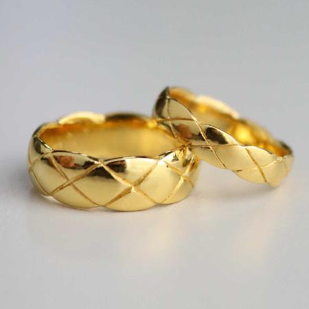 이런 상품 어때요? 24K 순금 3.75g 7.5g 11.25g 퀼팅라인 볼륨 반지