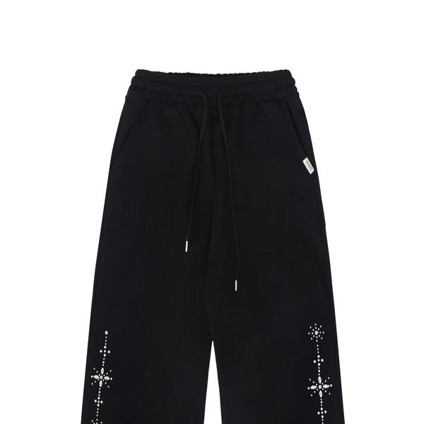 [12/31 예약배송] Stone Beads 2way Jogger - Black