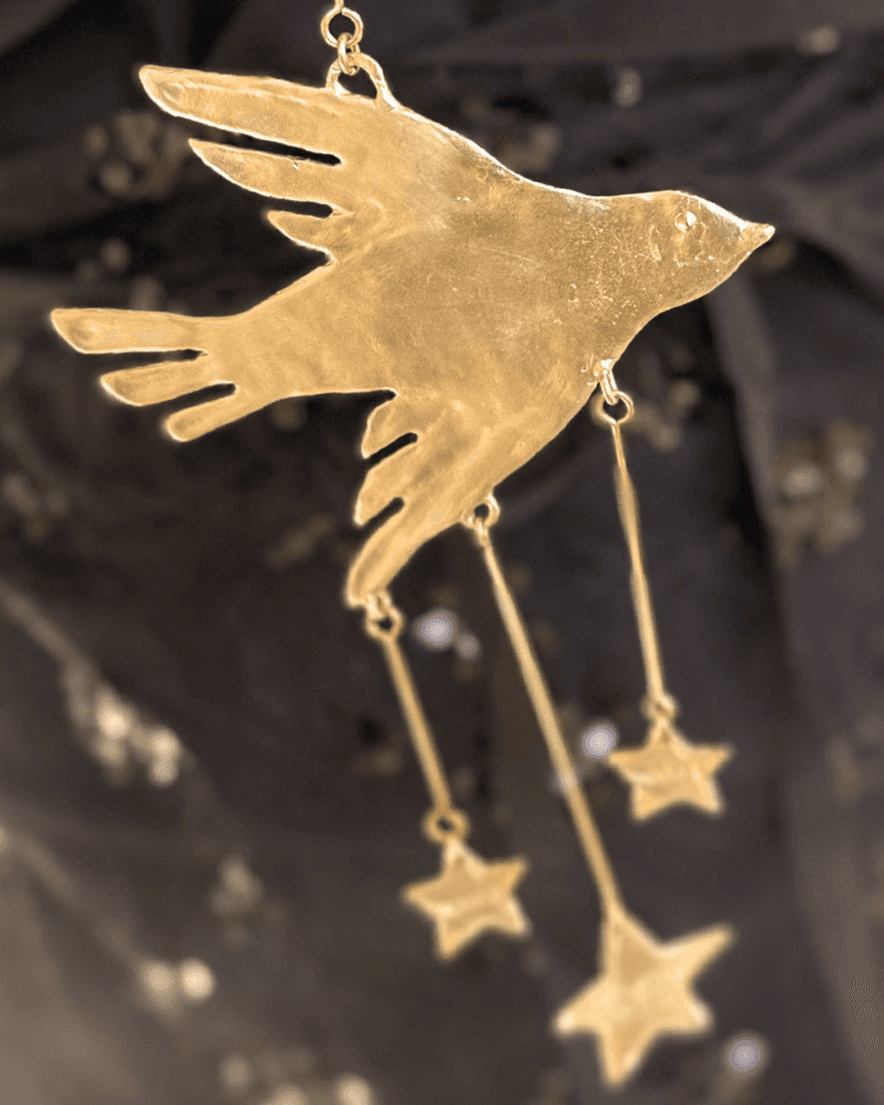 새와 별똥별 미니모빌