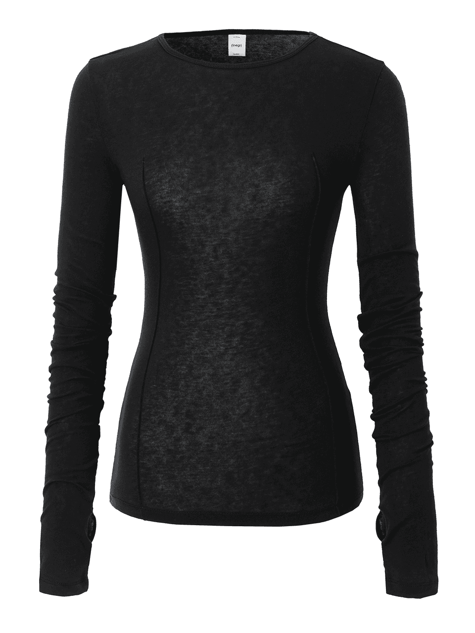 Pintuck Warmer Long Sleeve (black)
