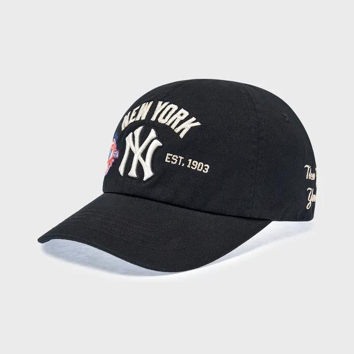 [MLB] 패치 언스트럭쳐 볼캡 NY (Black)