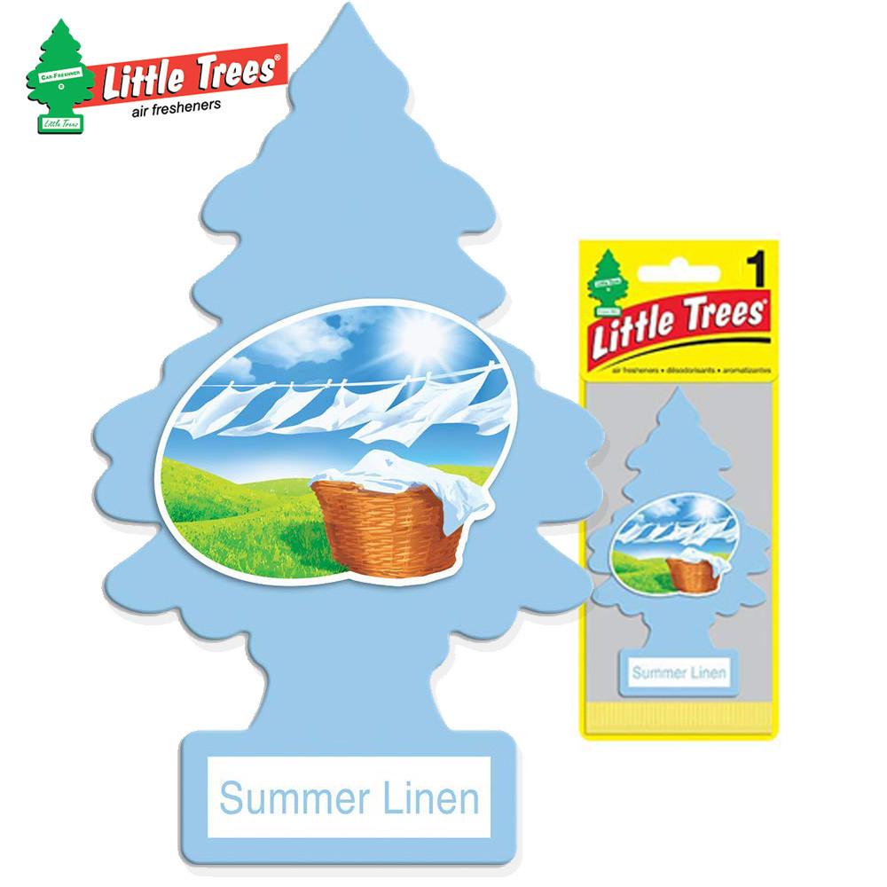 리틀트리 방향제 차량용 실내용 걸이형 종이 썸머린넨