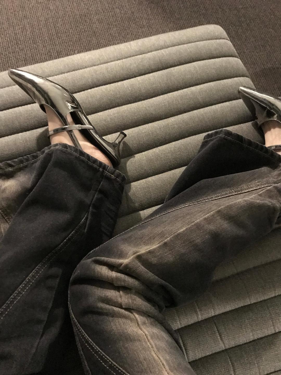 SILVER STRAP SLINGBACK