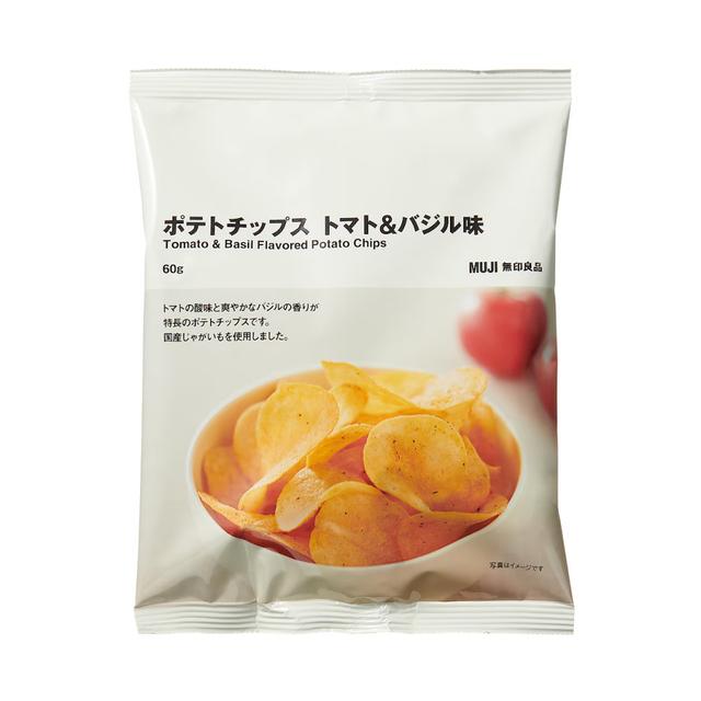 무인양품 감자칩 토마토 바질맛 60g [원산지:일본]