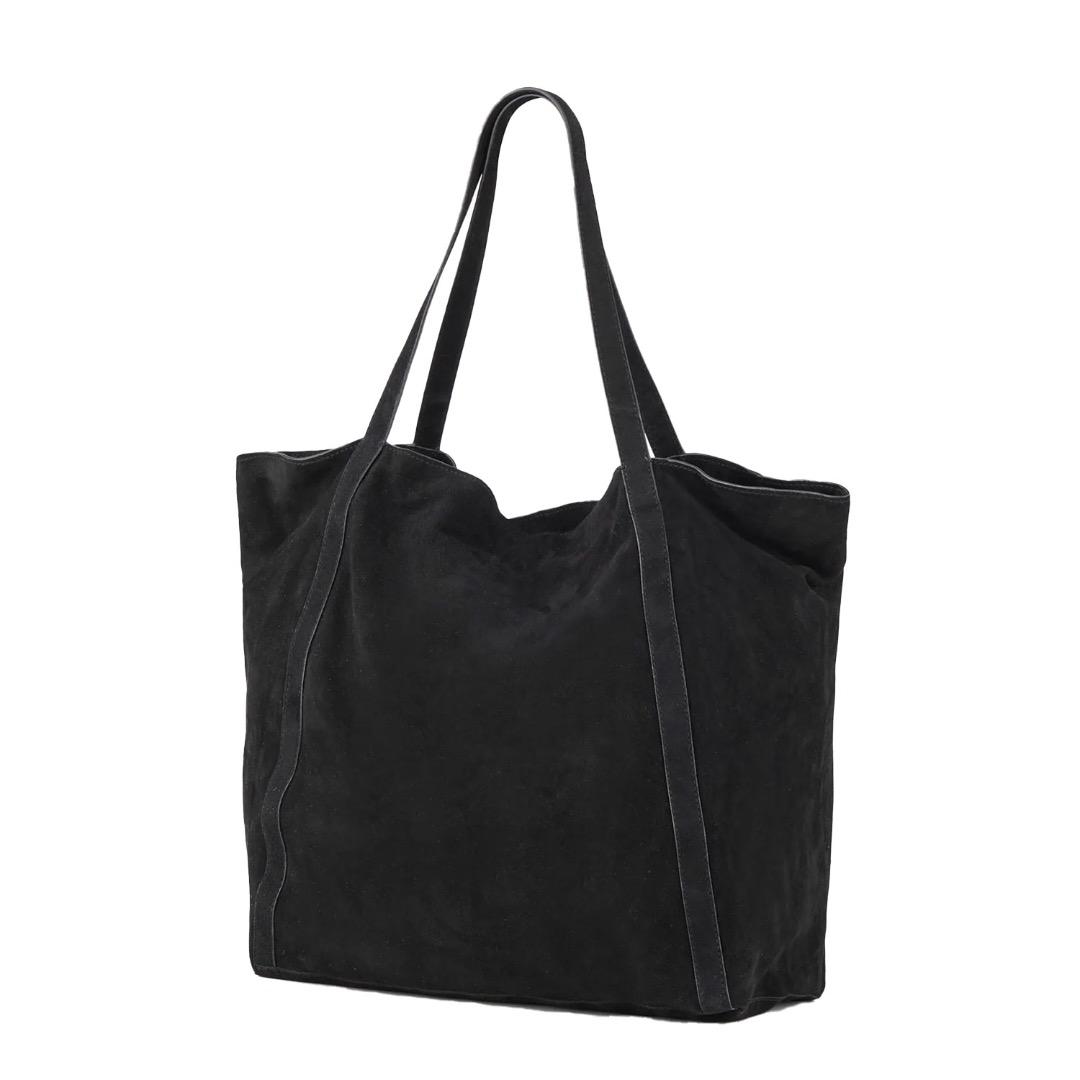 BSG022 Suede Eden Bag: Black